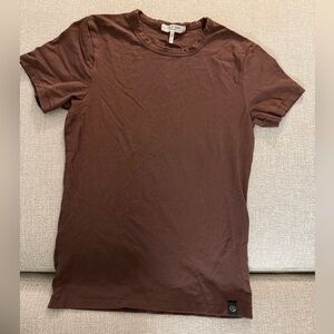 Rag & Bone Brown Crew Neck T-Shirt